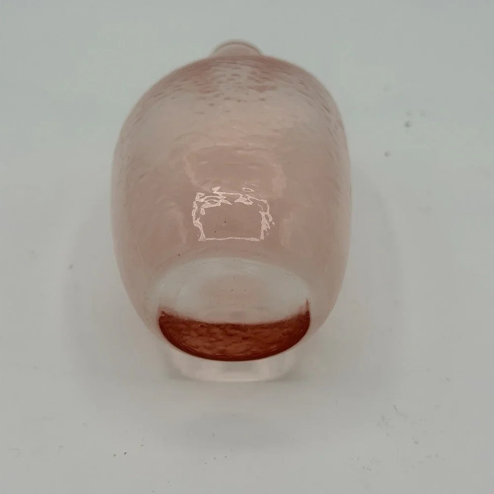 Brielle Glass Bud Vase Rose Colored Vase 5.75